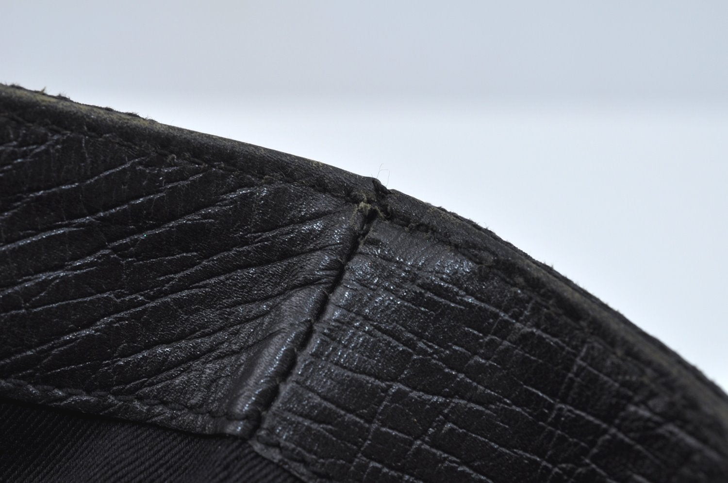 Authentic GUCCI Bamboo Hand Bag GG Canvas Leather 112530 Black L0198