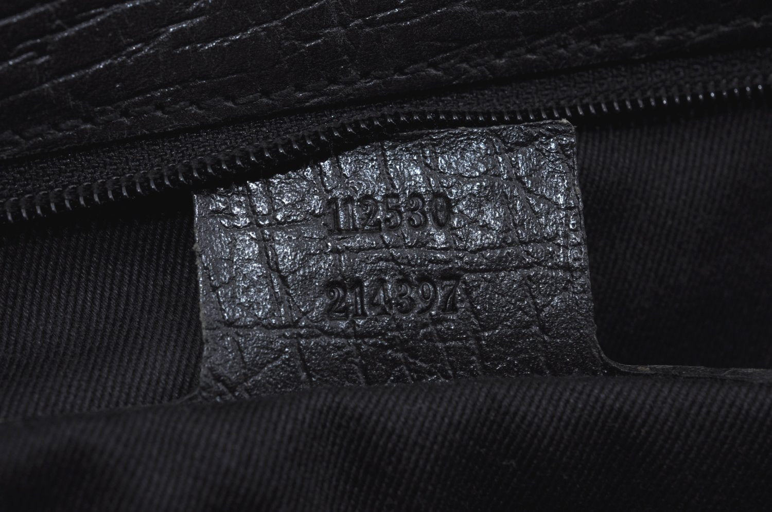Authentic GUCCI Bamboo Hand Bag GG Canvas Leather 112530 Black L0198