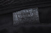 Authentic GUCCI Bamboo Hand Bag GG Canvas Leather 112530 Black L0198