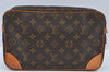 Authentic Louis Vuitton Monogram Compiegne 28 Clutch Hand Bag M51845 LV L0200