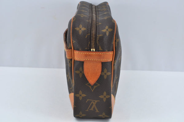 Authentic Louis Vuitton Monogram Compiegne 28 Clutch Hand Bag M51845 LV L0200