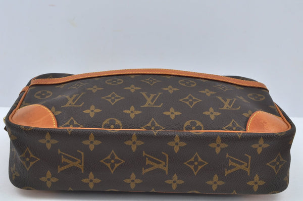 Authentic Louis Vuitton Monogram Compiegne 28 Clutch Hand Bag M51845 LV L0200