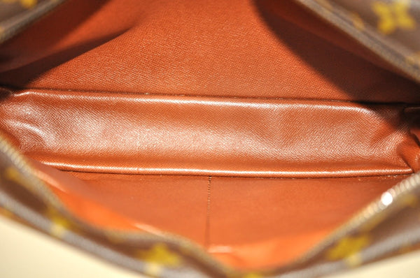 Authentic Louis Vuitton Monogram Compiegne 28 Clutch Hand Bag M51845 LV L0200