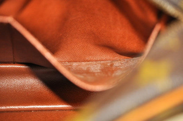 Authentic Louis Vuitton Monogram Compiegne 28 Clutch Hand Bag M51845 LV L0200