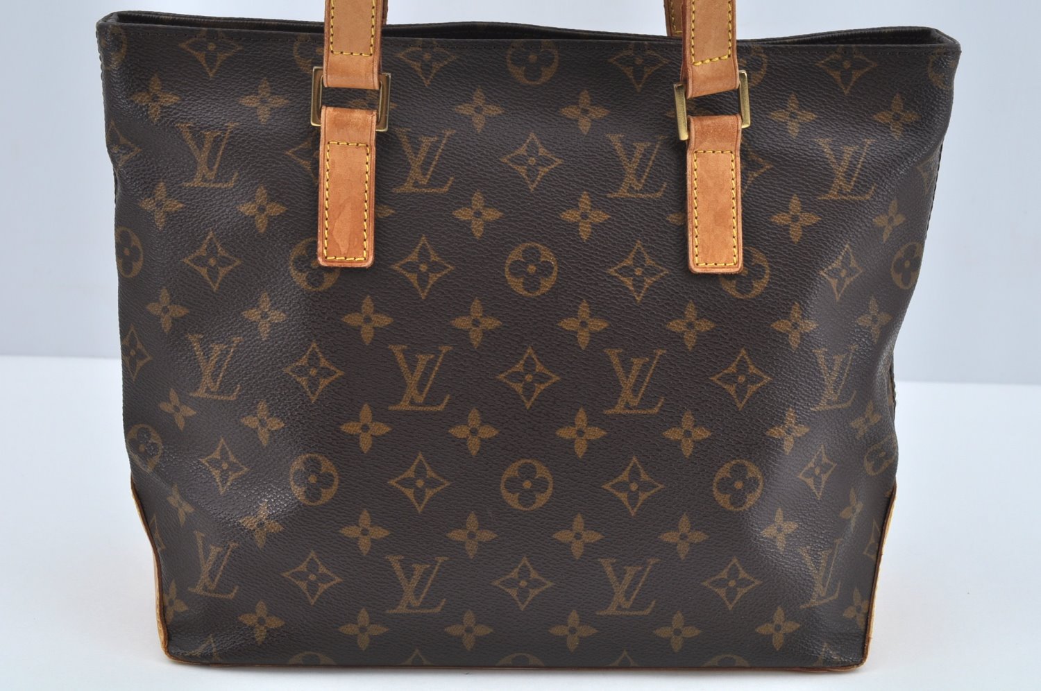 Authentic Louis Vuitton Monogram Cabas Piano Shoulder Tote Bag M51148 LV L0201
