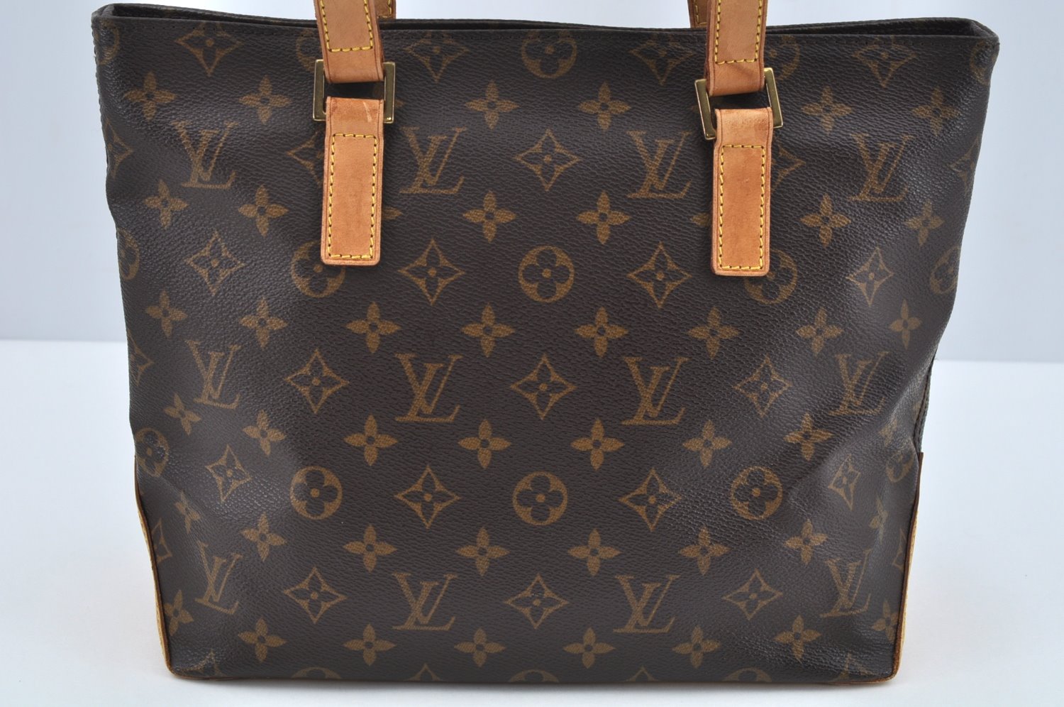 Authentic Louis Vuitton Monogram Cabas Piano Shoulder Tote Bag M51148 LV L0201