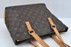 Authentic Louis Vuitton Monogram Cabas Piano Shoulder Tote Bag M51148 LV L0201
