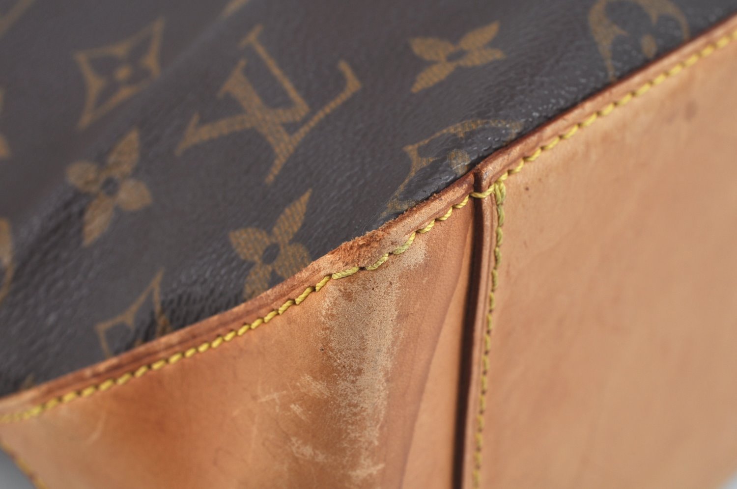 Authentic Louis Vuitton Monogram Cabas Piano Shoulder Tote Bag M51148 LV L0201