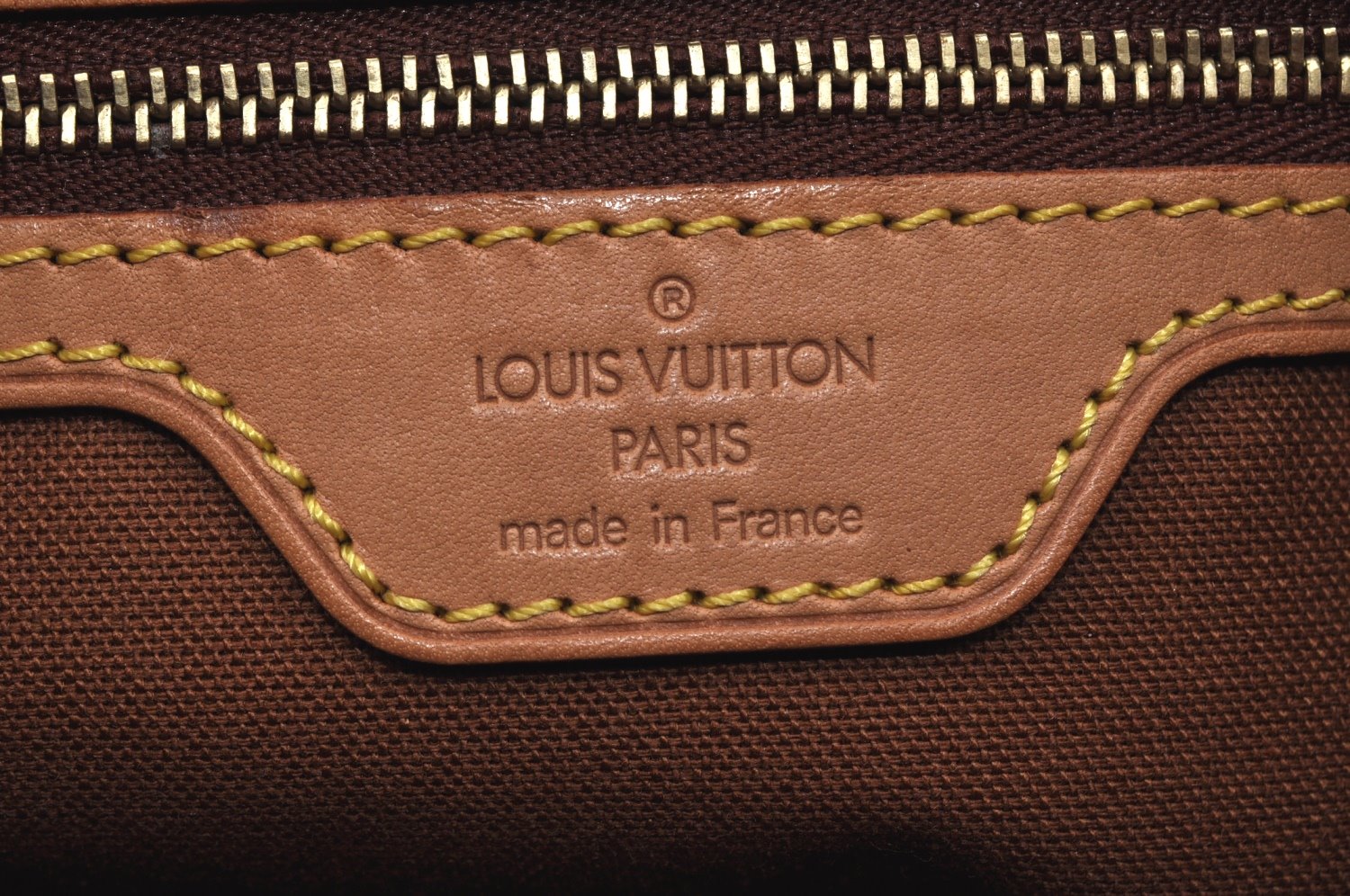 Authentic Louis Vuitton Monogram Cabas Piano Shoulder Tote Bag M51148 LV L0201
