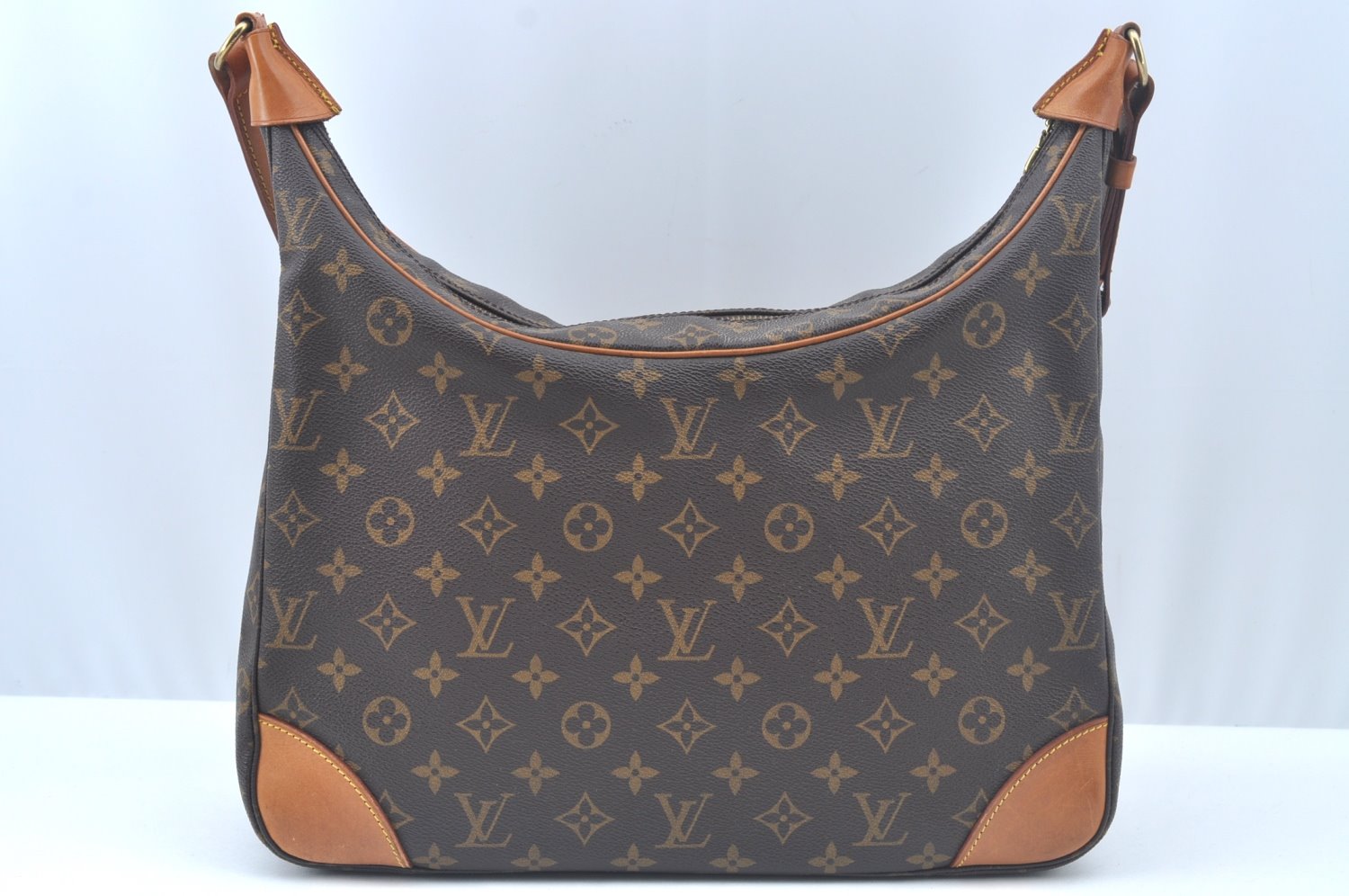 Authentic Louis Vuitton Monogram Boulogne 35 Shoulder Cross Bag M51260 LV L0202