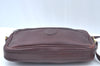 Authentic Cartier Must de Cartier Leather Shoulder Cross Bag Bordeaux Red L0203