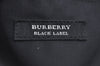 Authentic BURBERRY BLACK LABEL Nylon Leather Briefcase Business Bag Black L0206