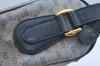 Auth GUCCI Micro GG Sherry Line PVC Leather Shoulder Cross Body Bag Navy L0207