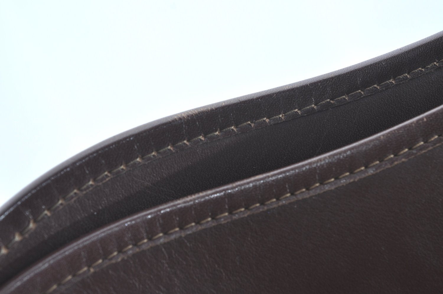 Authentic Burberrys Nova Check Canvas Hand Bag Brown Beige L0208