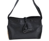 Authentic BURBERRY Vintage Leather Shoulder Hand Bag Purse Black L0209