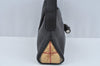 Authentic BURBERRY Vintage Leather Shoulder Hand Bag Purse Black L0209