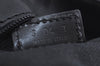 Authentic BURBERRY Vintage Leather Shoulder Hand Bag Purse Black L0209