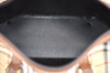 Authentic Burberrys Nova Check Canvas Hand Boston Bag Brown Beige L0211