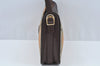 Authentic BURBERRY Nova Check Shoulder Bag Purse Canvas Leather Beige L0214