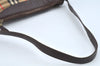 Authentic BURBERRY Nova Check Shoulder Bag Purse Canvas Leather Beige L0214