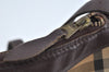 Authentic BURBERRY Nova Check Shoulder Bag Purse Canvas Leather Beige L0214