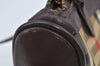 Authentic BURBERRY Nova Check Shoulder Bag Purse Canvas Leather Beige L0214