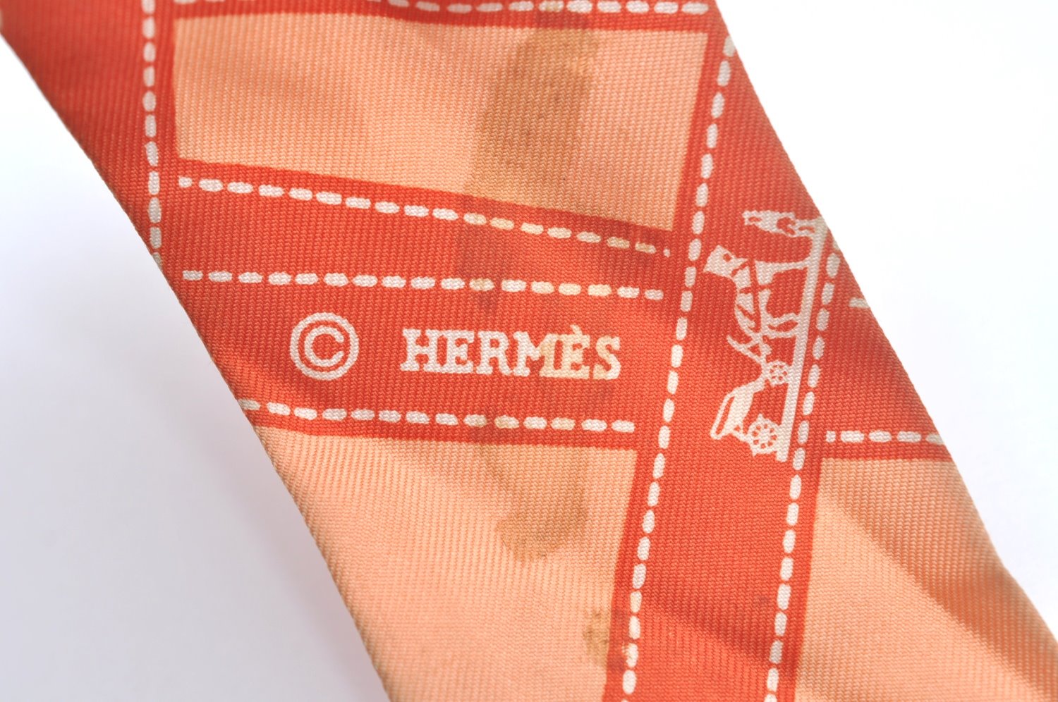 Authentic HERMES Twilly Scarf 