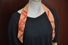 Authentic HERMES Twilly Scarf "BOLDUC" Silk Orange L0215