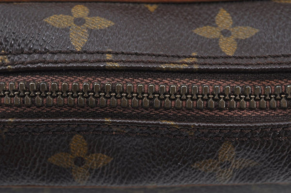 Authentic Louis Vuitton Monogram Compiegne 28 Clutch Hand Bag M51845 LV L0217