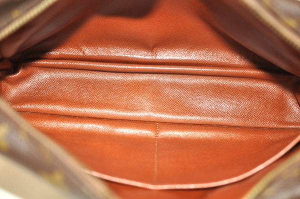 Authentic Louis Vuitton Monogram Compiegne 28 Clutch Hand Bag M51845 LV L0217