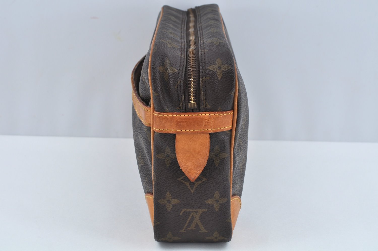 Authentic Louis Vuitton Monogram Compiegne 28 Clutch Hand Bag M51845 LV L0218