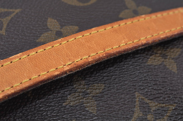 Authentic Louis Vuitton Monogram Compiegne 28 Clutch Hand Bag M51845 LV L0218