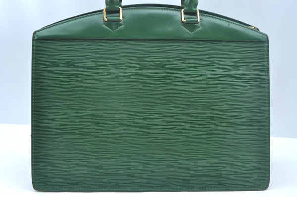 Authentic Louis Vuitton Epi Riviera Hand Bag Green M48184 LV Junk L0219