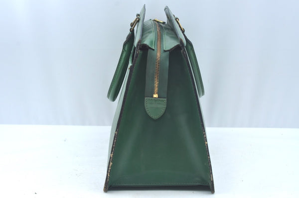 Authentic Louis Vuitton Epi Riviera Hand Bag Green M48184 LV Junk L0219