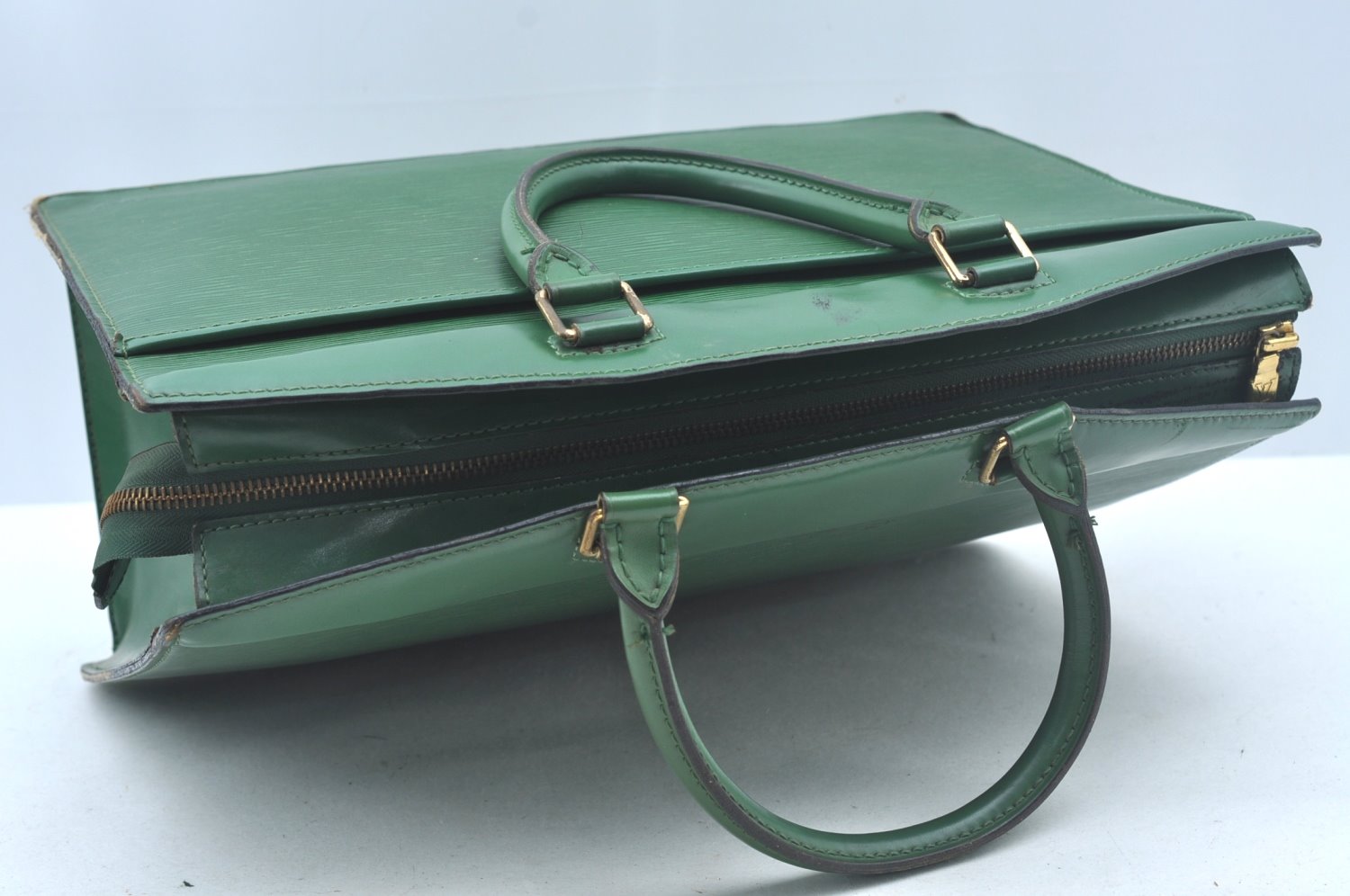 Authentic Louis Vuitton Epi Riviera Hand Bag Green M48184 LV Junk L0219