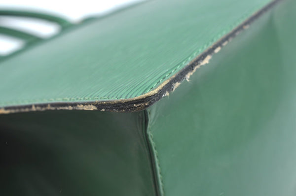 Authentic Louis Vuitton Epi Riviera Hand Bag Green M48184 LV Junk L0219