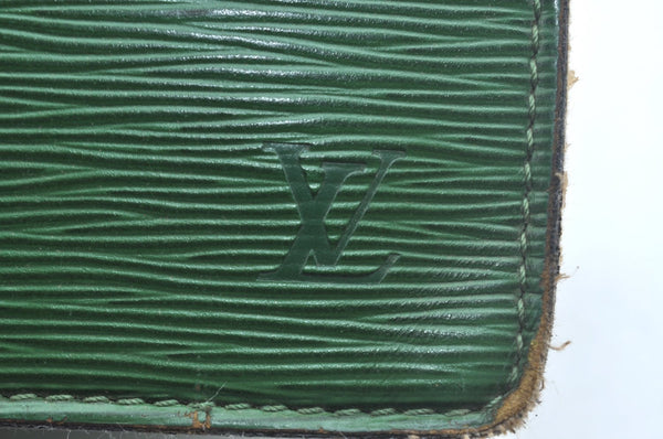 Authentic Louis Vuitton Epi Riviera Hand Bag Green M48184 LV Junk L0219