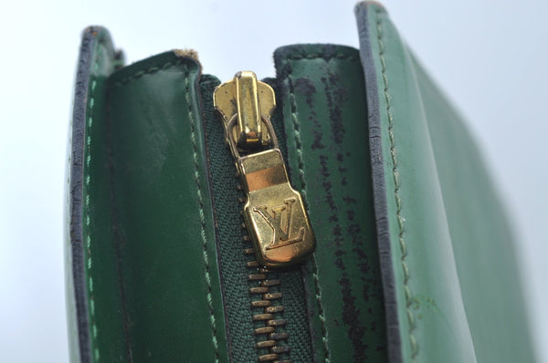 Authentic Louis Vuitton Epi Riviera Hand Bag Green M48184 LV Junk L0219