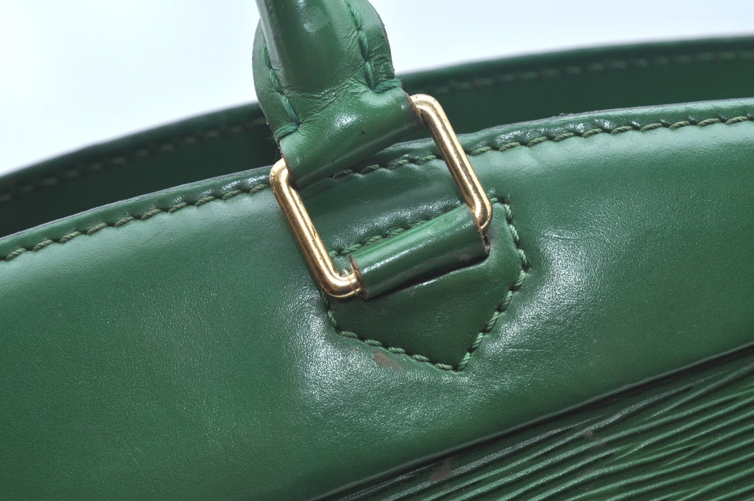Authentic Louis Vuitton Epi Riviera Hand Bag Green M48184 LV Junk L0219