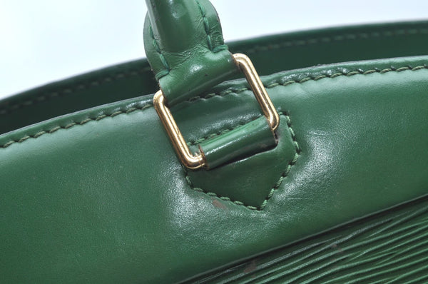 Authentic Louis Vuitton Epi Riviera Hand Bag Green M48184 LV Junk L0219