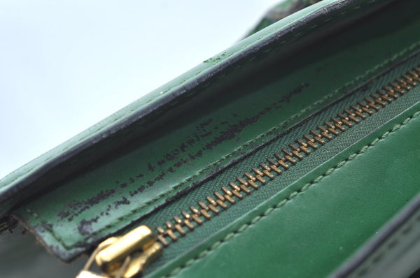 Authentic Louis Vuitton Epi Riviera Hand Bag Green M48184 LV Junk L0219