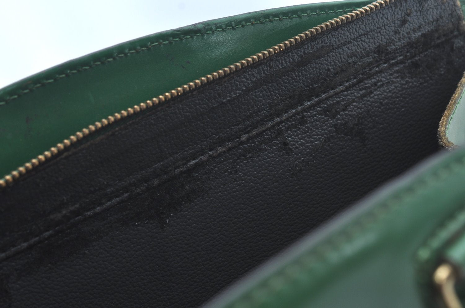 Authentic Louis Vuitton Epi Riviera Hand Bag Green M48184 LV Junk L0219