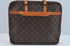 Authentic Louis Vuitton Monogram Porte Documents Pegase M53343 Briefcase L0220