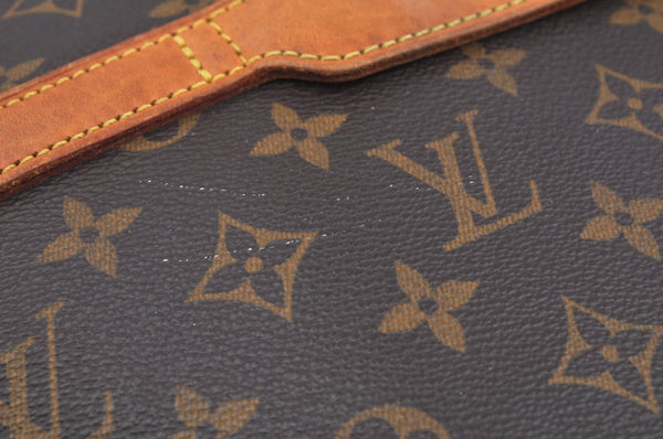 Authentic Louis Vuitton Monogram Porte Documents Pegase M53343 Briefcase L0220