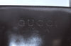 Authentic GUCCI 2Way Hand Bag Leather Brown L0221