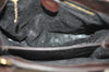 Authentic GUCCI 2Way Hand Bag Leather Brown L0221