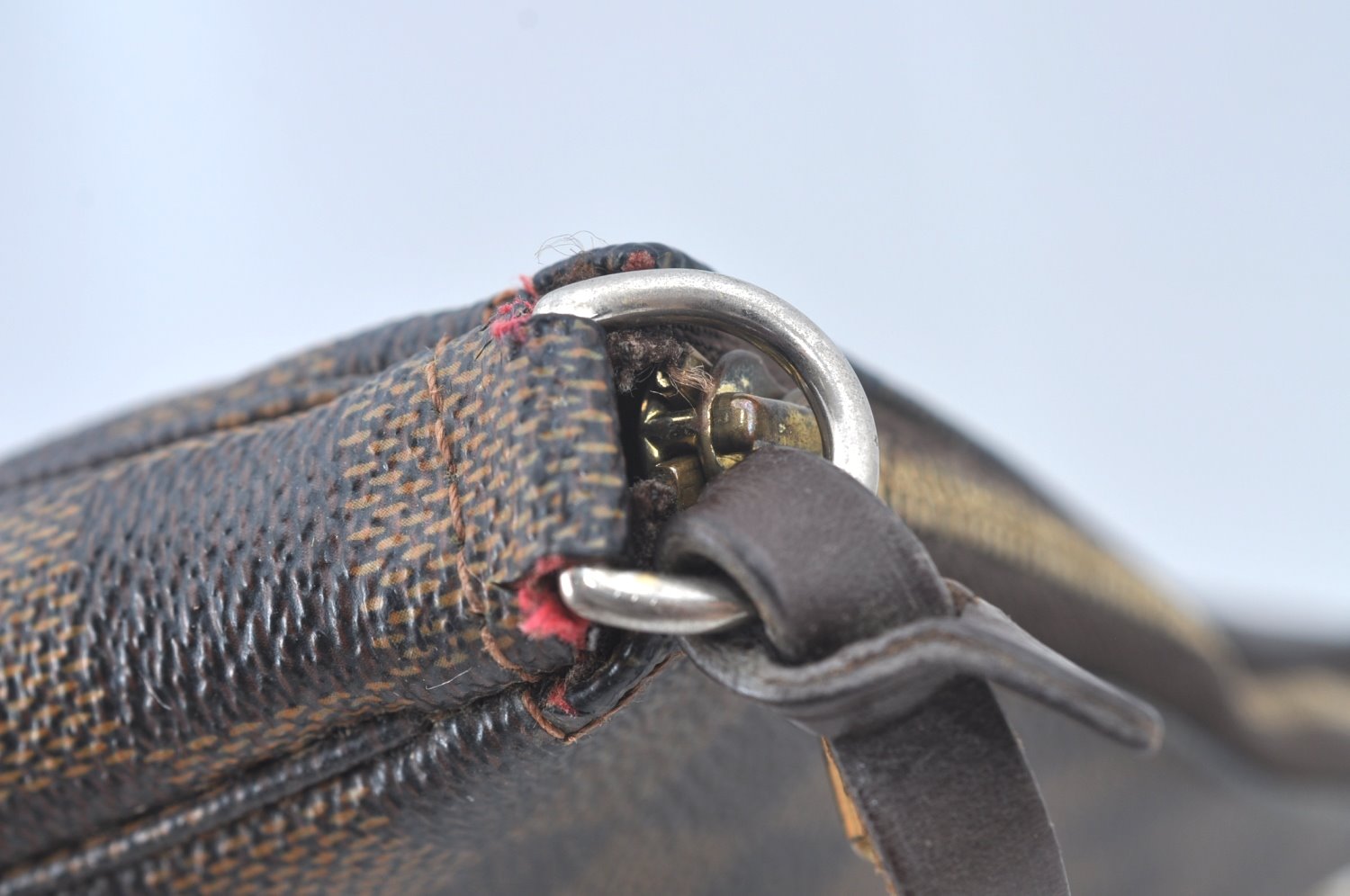 Authentic Louis Vuitton Damier Pochette Accessoires Pouch Purse N51985 LV L0225