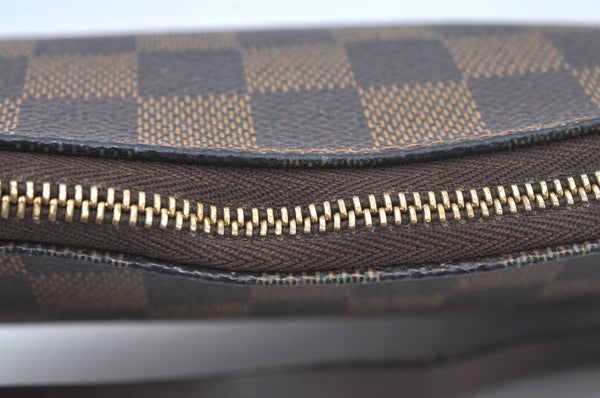 Authentic Louis Vuitton Damier Pochette Accessoires Pouch Purse N51985 LV L0225