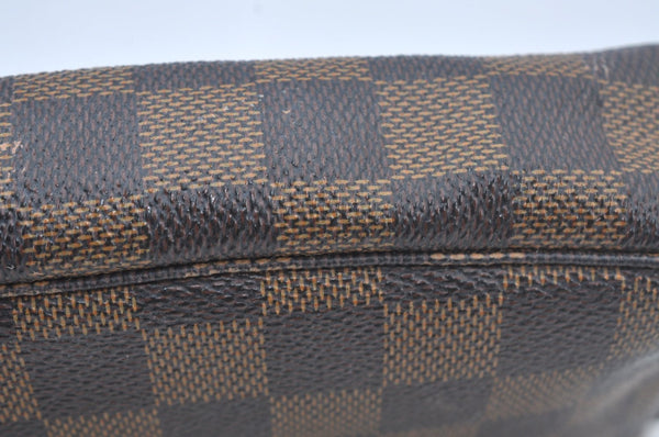 Authentic Louis Vuitton Damier Pochette Accessoires Pouch Purse N51985 LV L0225