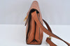 Authentic CELINE Shoulder Bag Purse Leather Brown Junk L0227